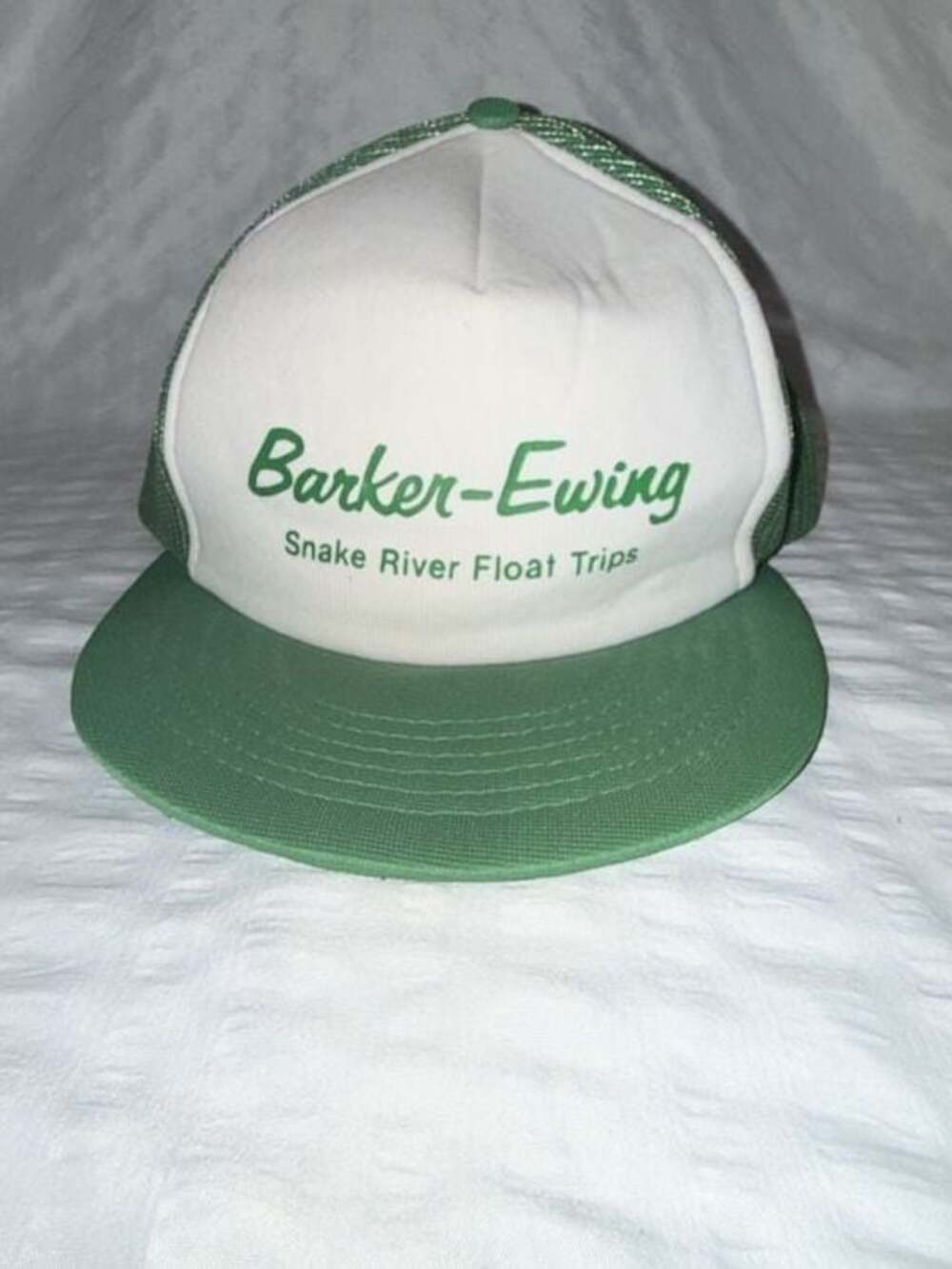 Vintage Barker-Ewing Snake River Float Trips Snapback Trucker Hat
